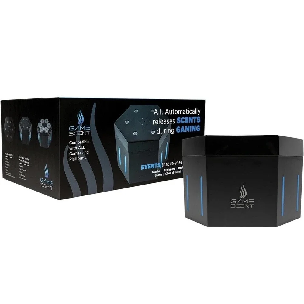 GameScent AI 4D Gaming Movie‎ Scent Atomizer System HDMI PC Console VR Adapter